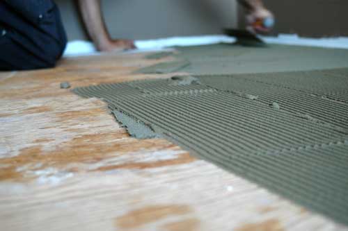 How to Install Floor Cement Board Underlayment for Tile